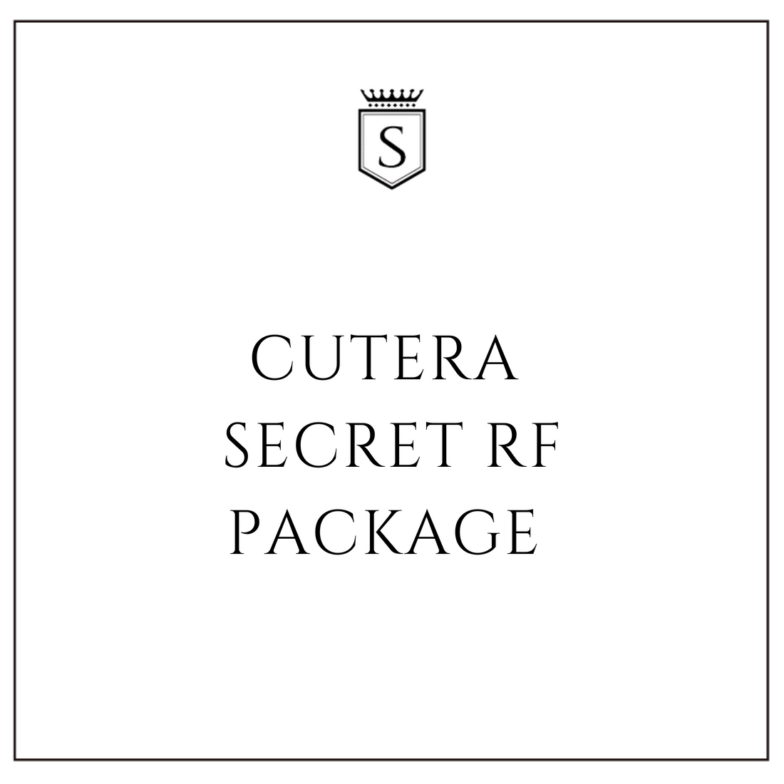 Cutera Secret RF Package