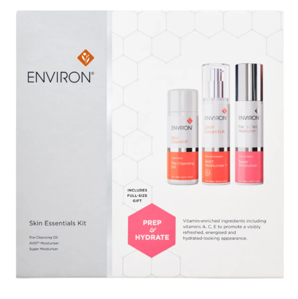 Environ PREP &amp; HYDRATE (Includes Full Size, Pre Cleanse Oil, AVST and Super Moisturiser)