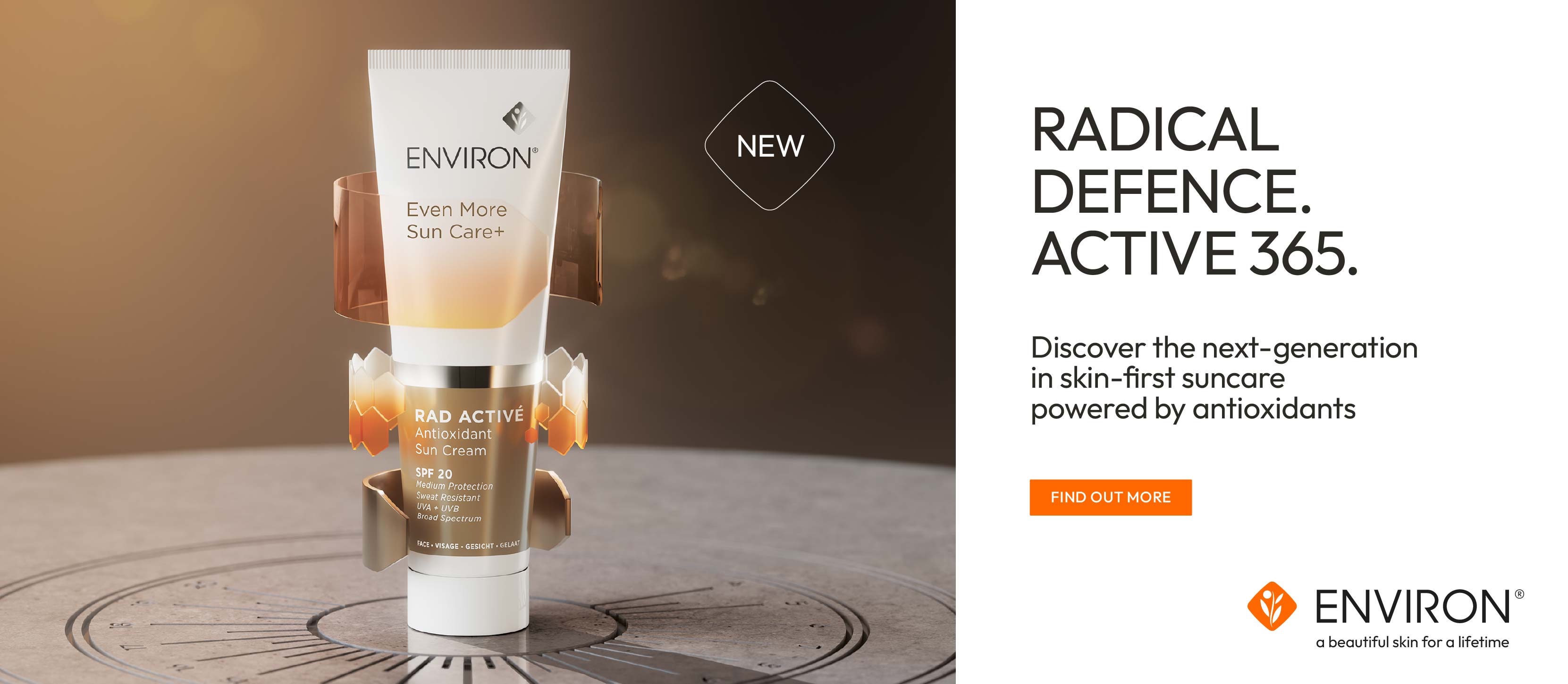 Environ RAD ACTIVÉ Antioxidant Sun Cream SPF20
